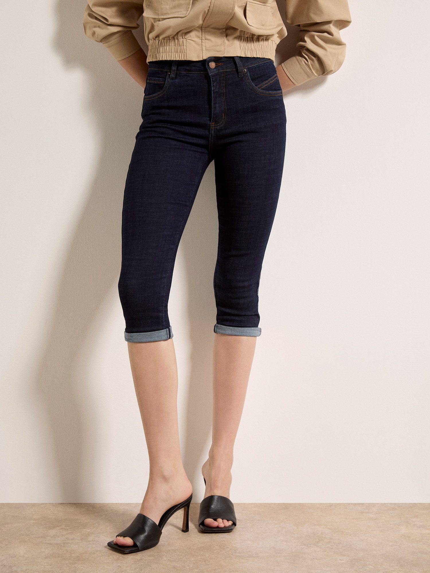 Apricot Skinny-fit-Jeans Skinny Fit Jeans in Capri-Länge