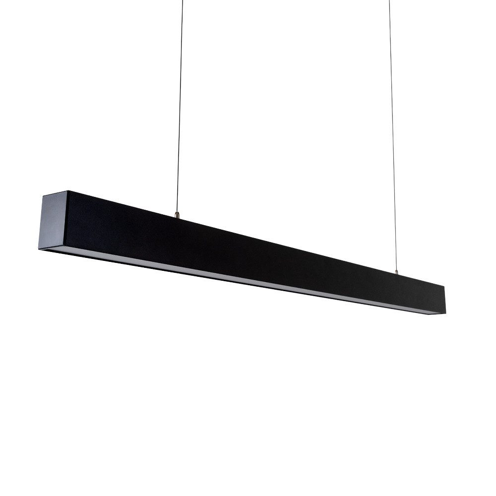 LUXULA LED Pendelleuchte LUXULA LED Linearleuchte 120 cm 40 W CCT einstellbar Schwarz, Farbwechsler