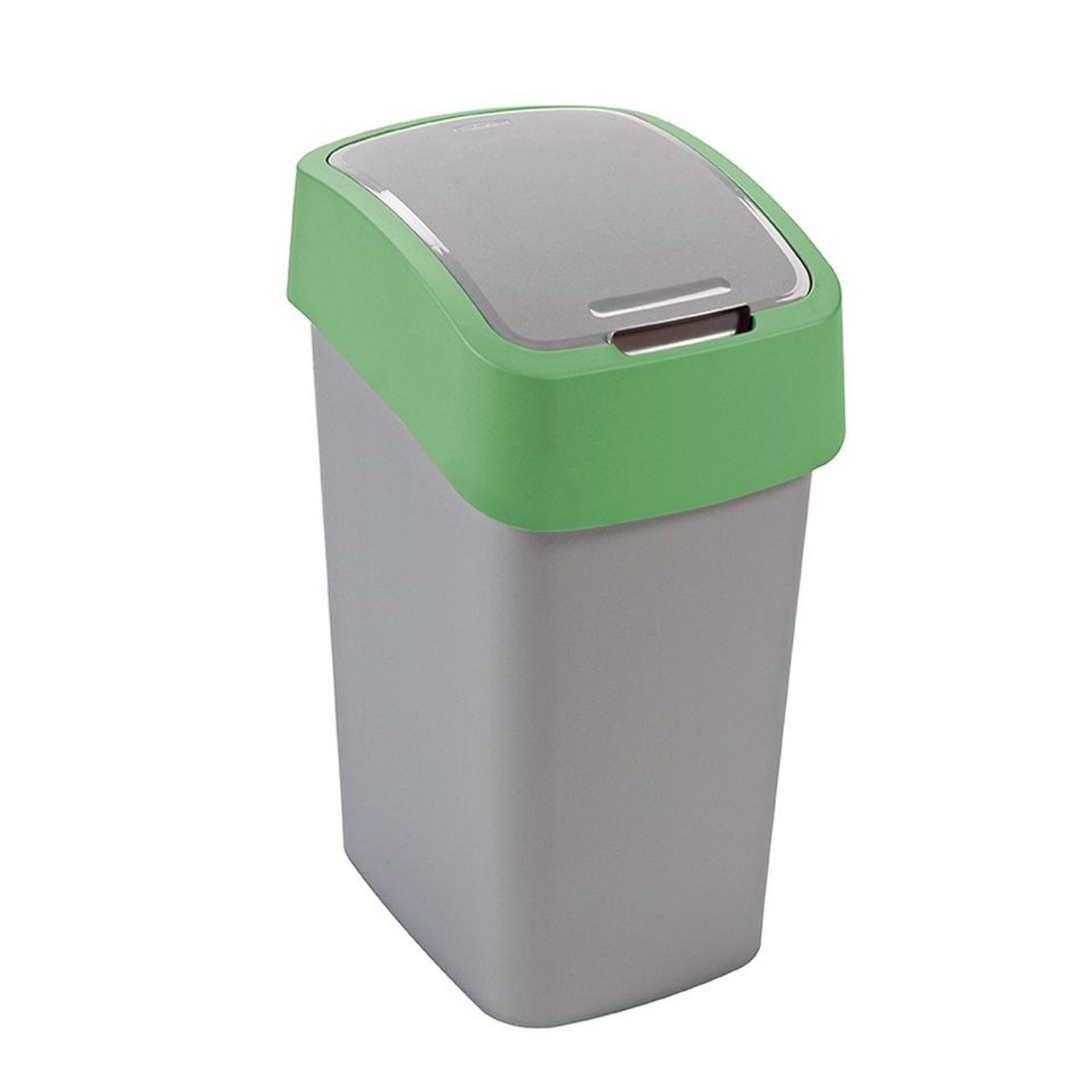 Curver Mülleimer, Flip Bin 25L Abfallbehälter für Recycling