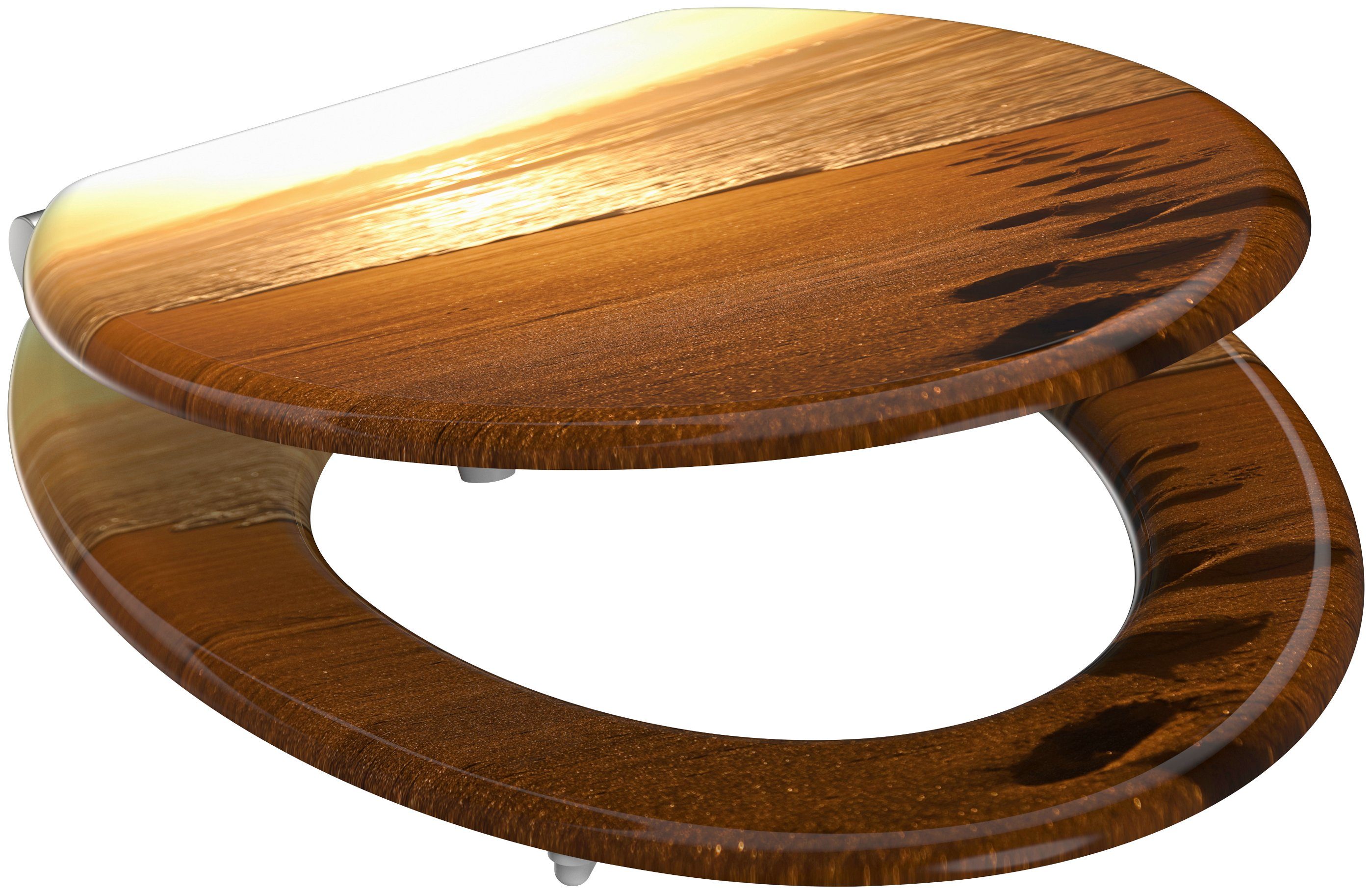 welltime WC-Sitz Sunset, mit Absenkautomatik, MDF, günstig online kaufen