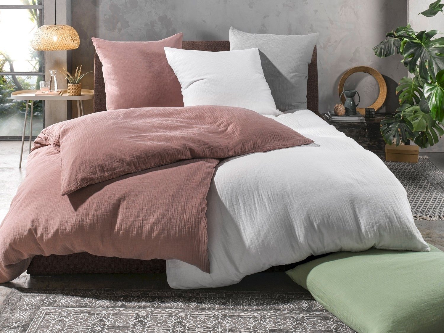 casa NOVA Bettwäsche MUSSELIN, 135 x günstig online kaufen