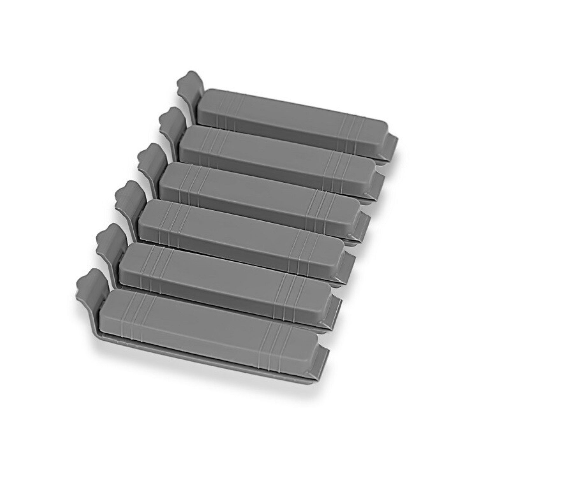 Michelino Verschlussklammer Lebensmittel-Verschlussclips Set in unterschiedlichen Größen (6-tlg)