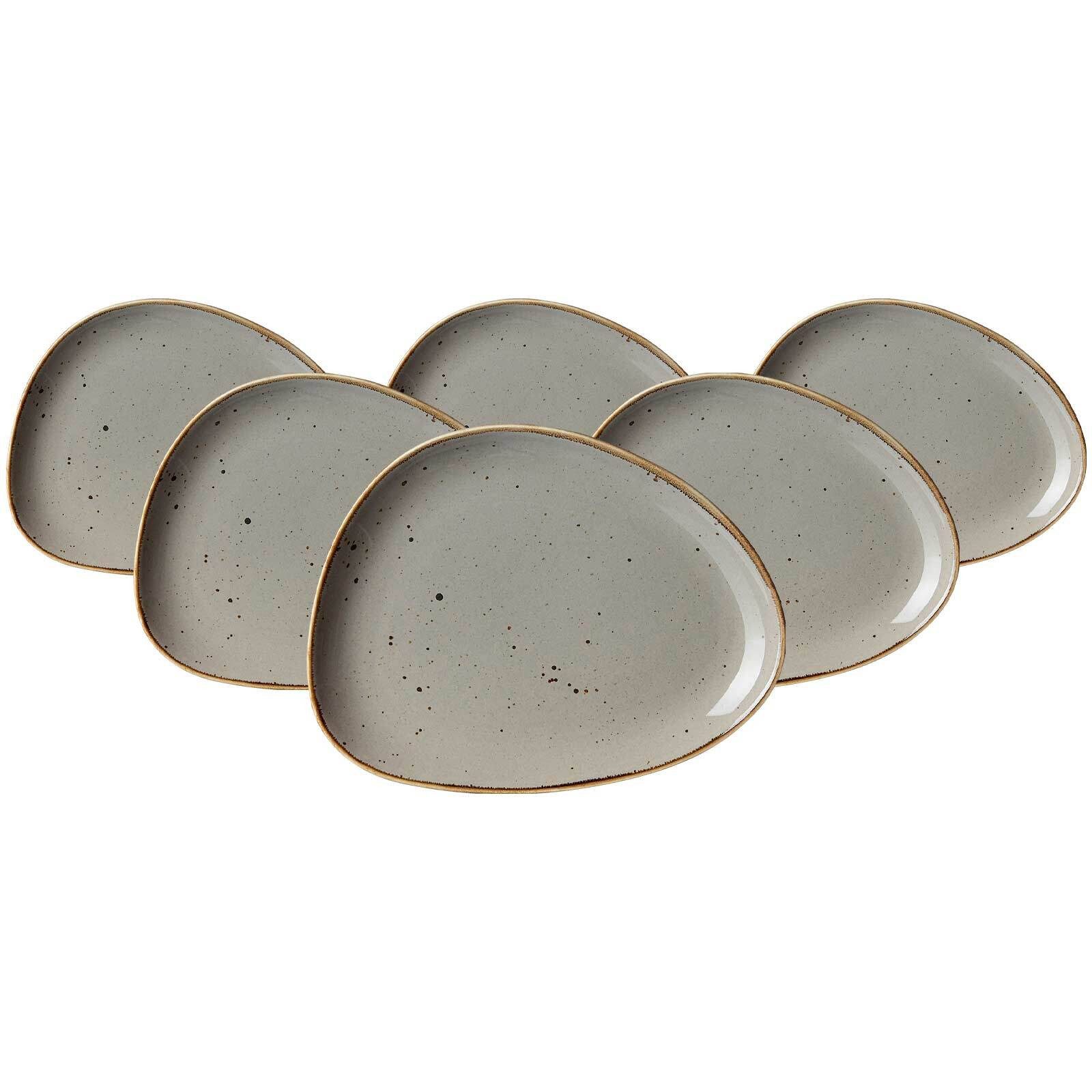 Ritzenhoff & Breker Speiseteller Taste Beilagenteller 20,5 x 16 cm 6er Set, (6 St)