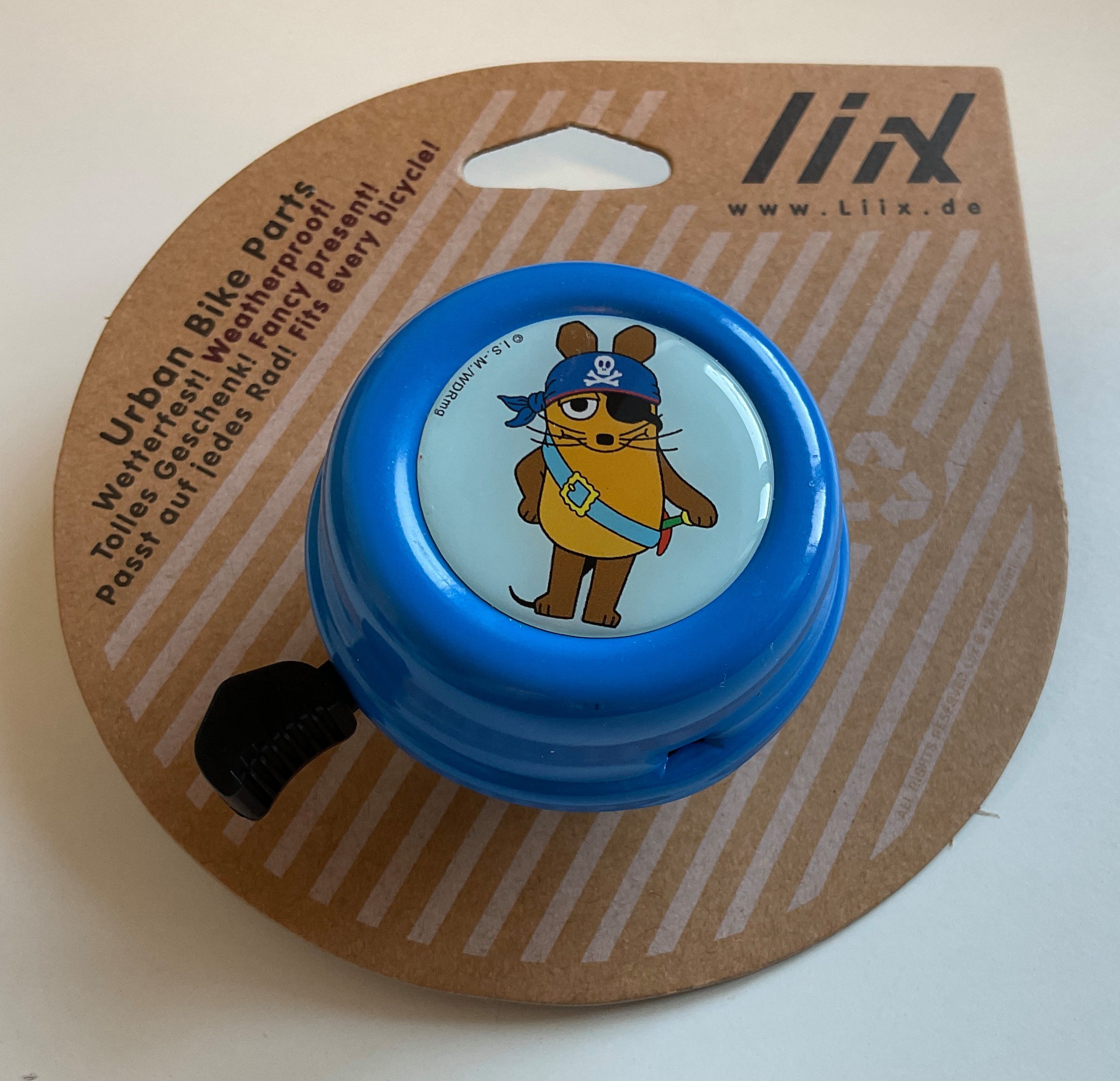 liix Fahrradklingel Fahrradklingel aus Metall, klarer Klingelton, Lenkerzubehör
