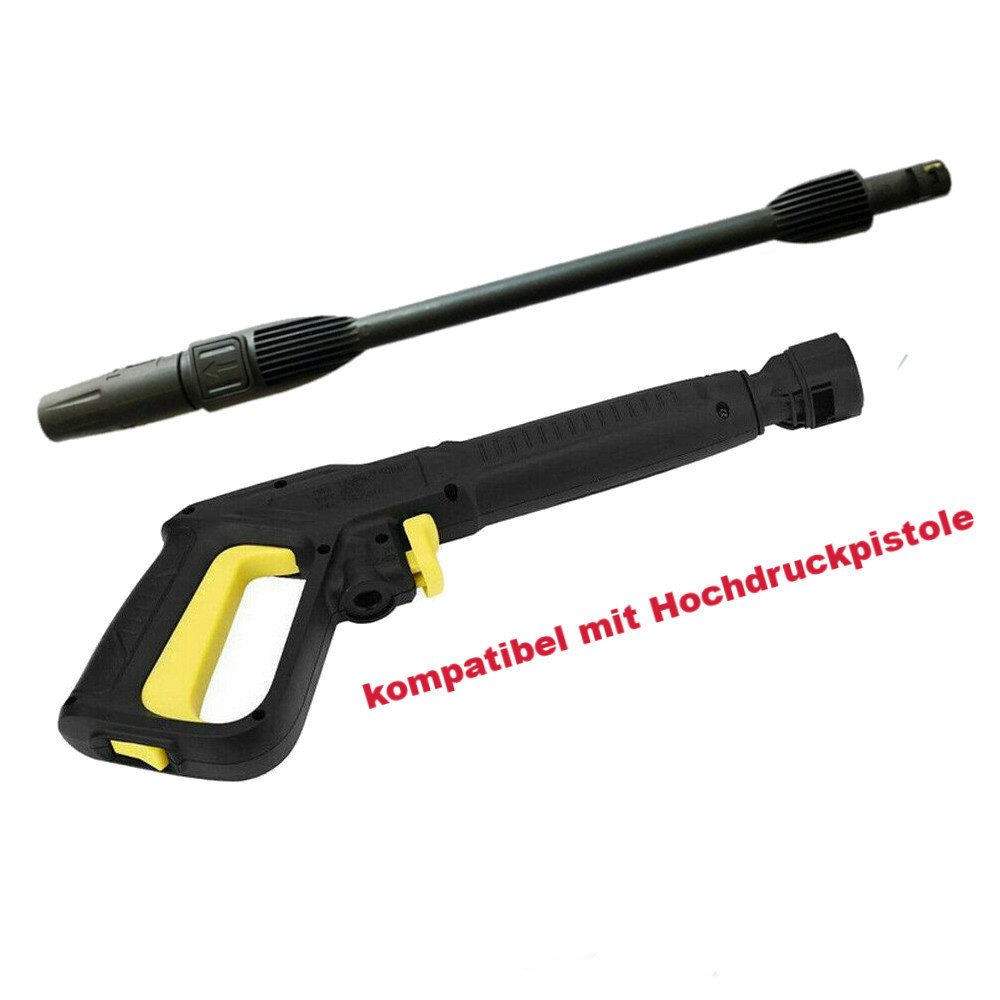 Trade-Shop Hochdrucklanze mit Sprühdüse passend für Kärcher K2 K3 K4 K5 K6 K7 Hochdruckreiniger, (2-tlg), Bajonettanschluss / Sprühdüse ist bis 60 Grad verstellbar