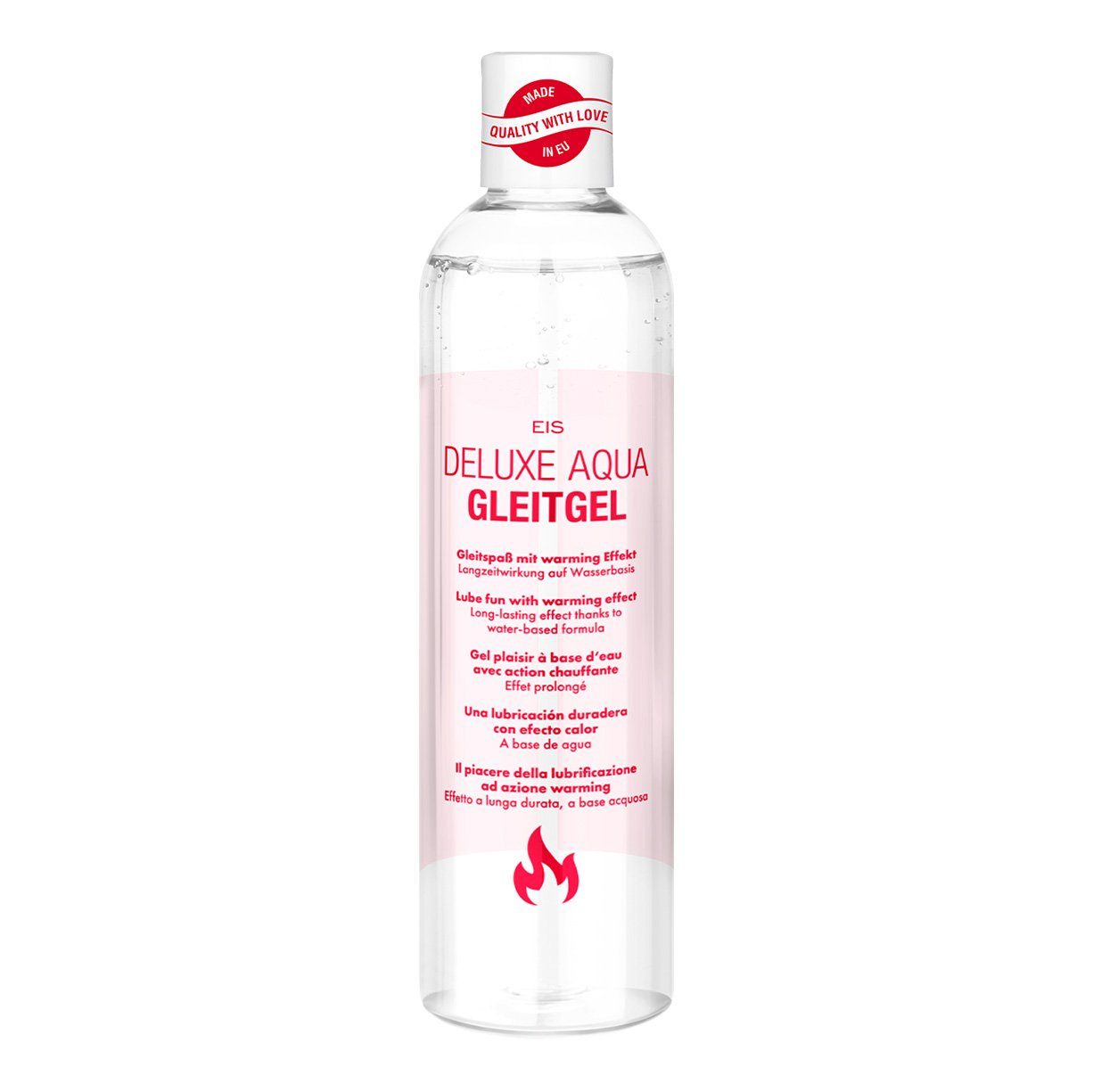 Stimulationsgel EIS Deluxe Aqua Gleitgel, 300ml, wasserbasiert, Wärmeeffekt
