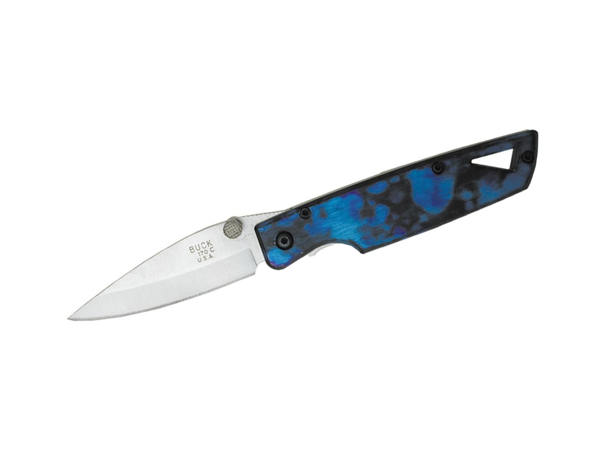 Buck Knives Taschenmesser Buck Lightning HTA I Blauer Marmor 170BM