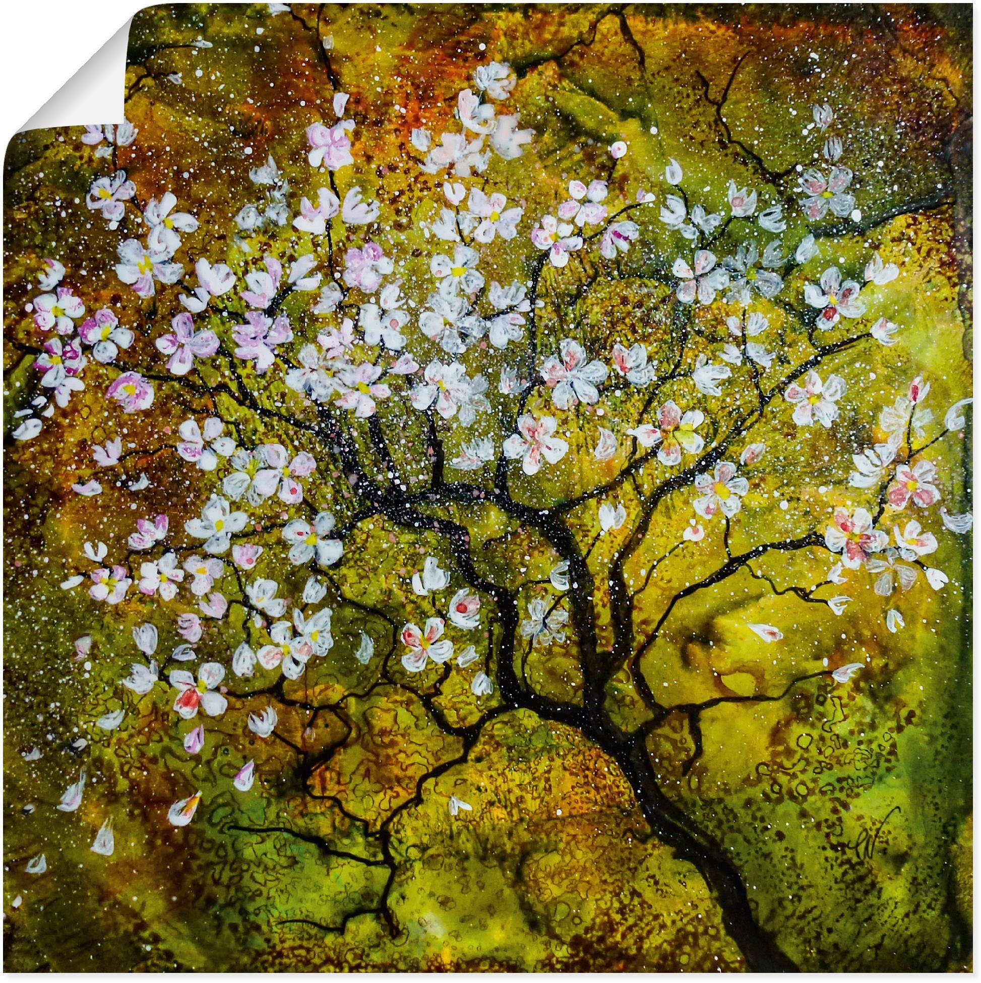 Artland Wandbild Kirschblüte, Baumbilder (1 St), als Alubild, Leinwandbild, Wandaufkleber oder Poster in versch. Größen