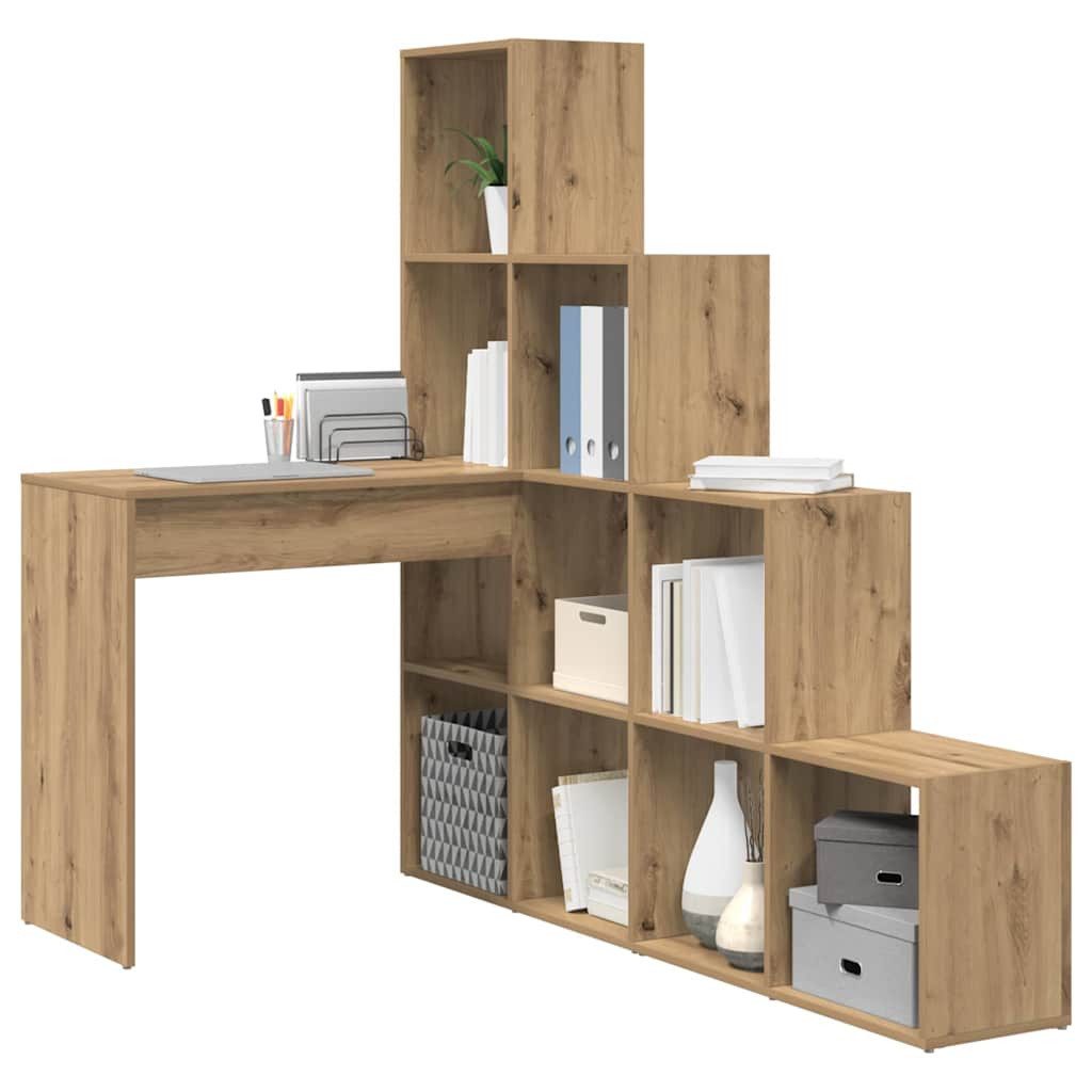 vidaXL Schreibtisch Eckschreibtisch Artisan-Eiche 101,5 x günstig online kaufen
