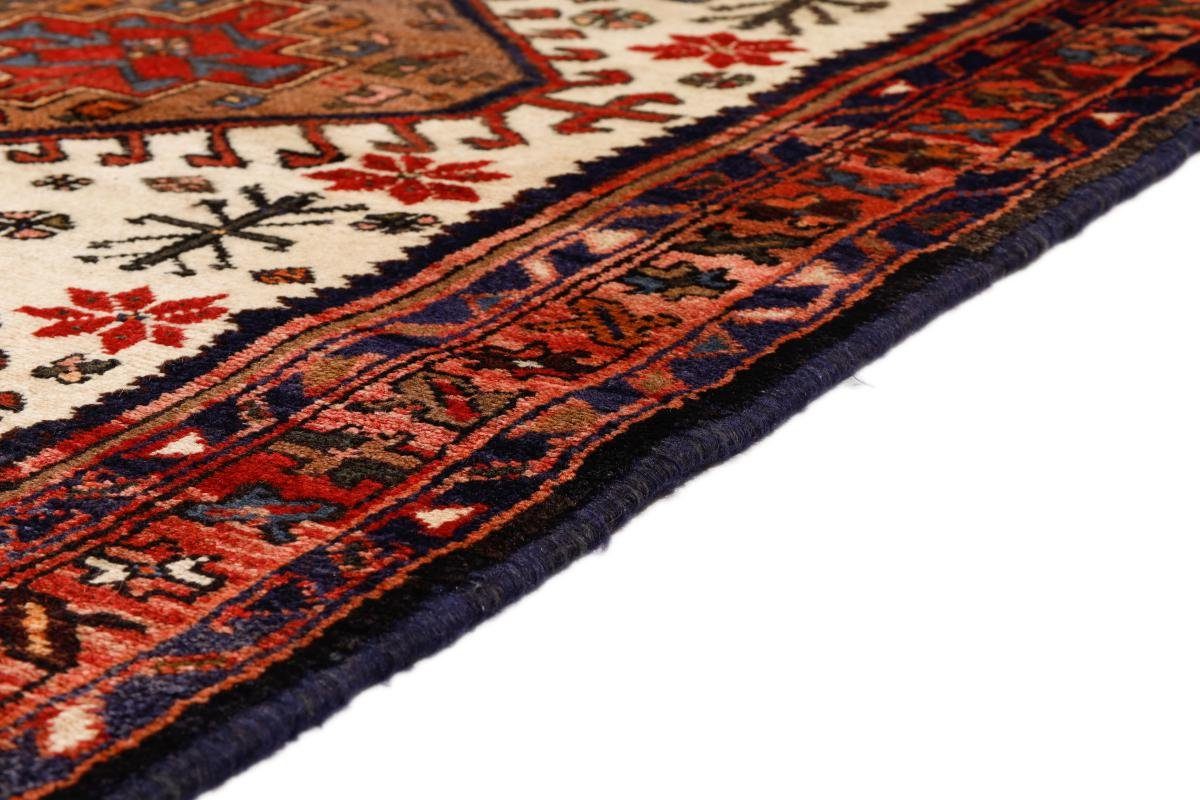 Orientteppich Nain Hamadan Orientteppich mm 8 Handgeknüpfter Perserteppich, rechteckig, 98x149 / Trading, Höhe: