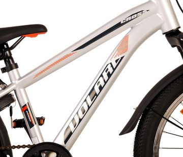 Volare Kinderfahrrad Kinderfahrrad Cross Fahrrad für Jungen 20 Zoll Kinderrad in Silber