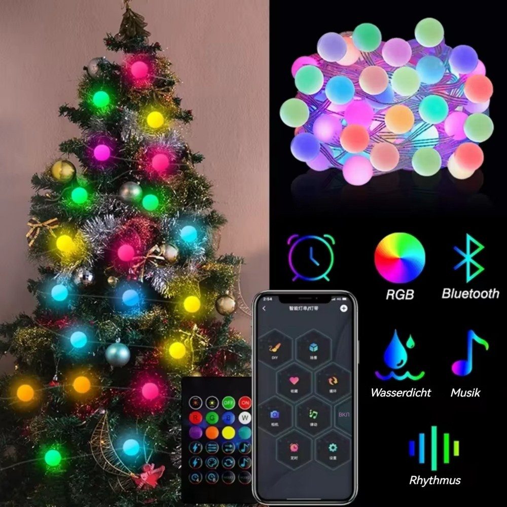 PRIISF LED-Lichterkette LED Weihnachten Beleuchtung Deko günstig online kaufen