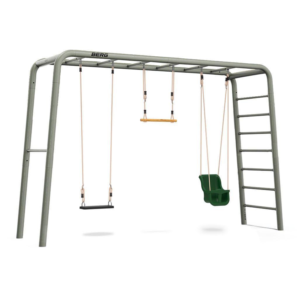 Berg Klettergerüst PlayBase L Schaukelgestell Schwarz günstig online kaufen