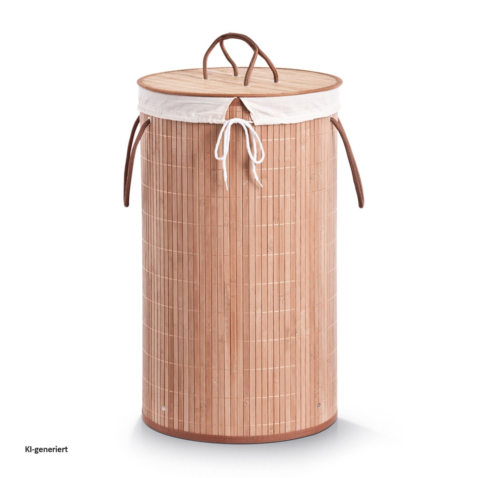 Zeller Present Wäschetonne Wäschesammler Bambus (Stück, 1 St., 1 Wäschesammler), Wäschetonne