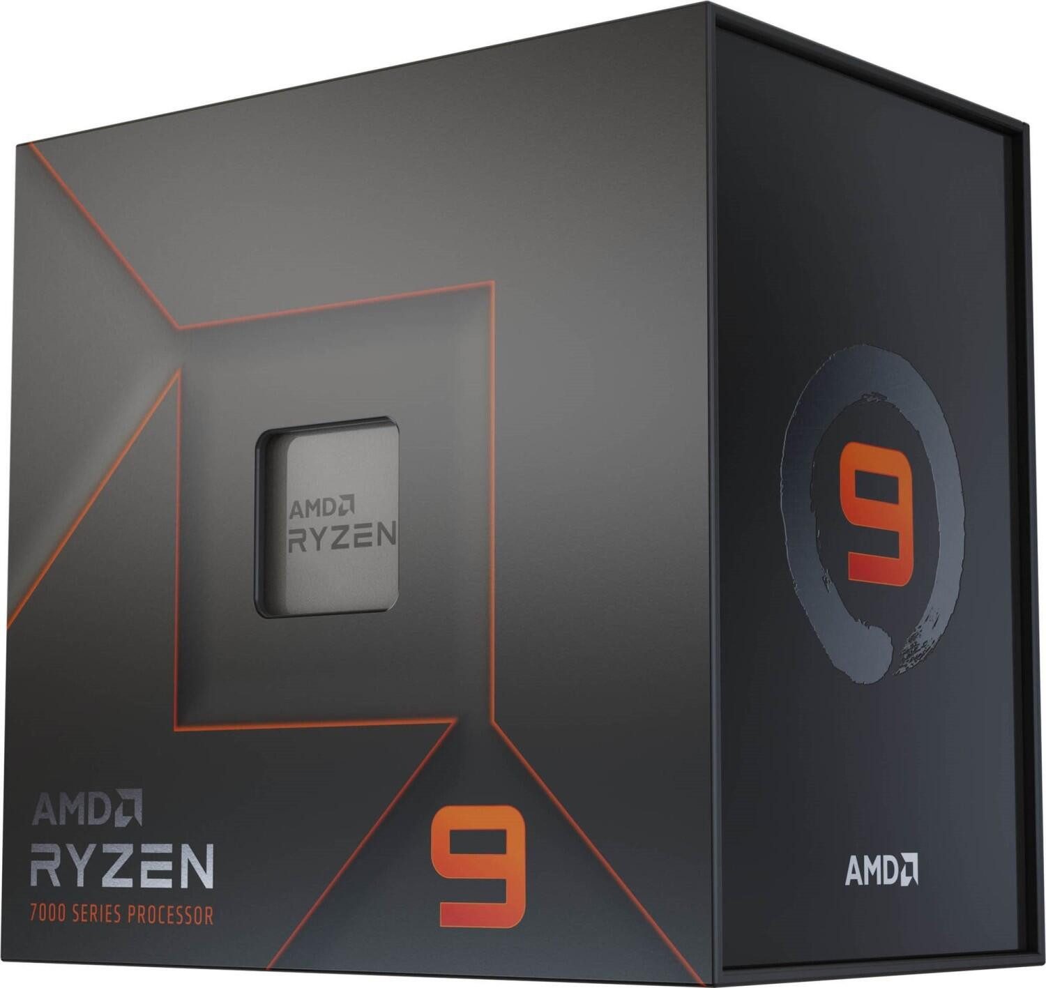 AMD Prozessor Ryzen 9 7900X Gaming CPU - 12 Kerne, AM5 Sockel, bis zu 5,6 GHz Turbo, PCIe 5.0, Integrierte Radeon Graphics, Zen 4