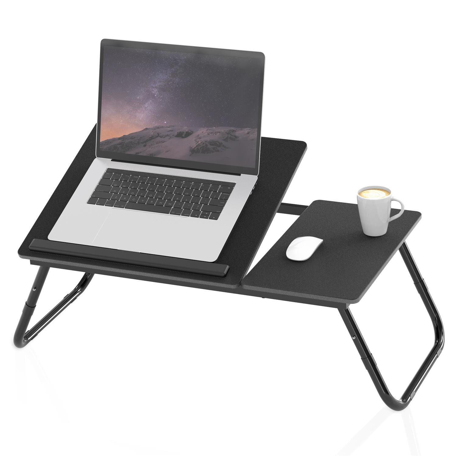 Intirilife Laptoptisch, Laptoptisch ausklappbar höhenverstellbar Lesetisch günstig online kaufen