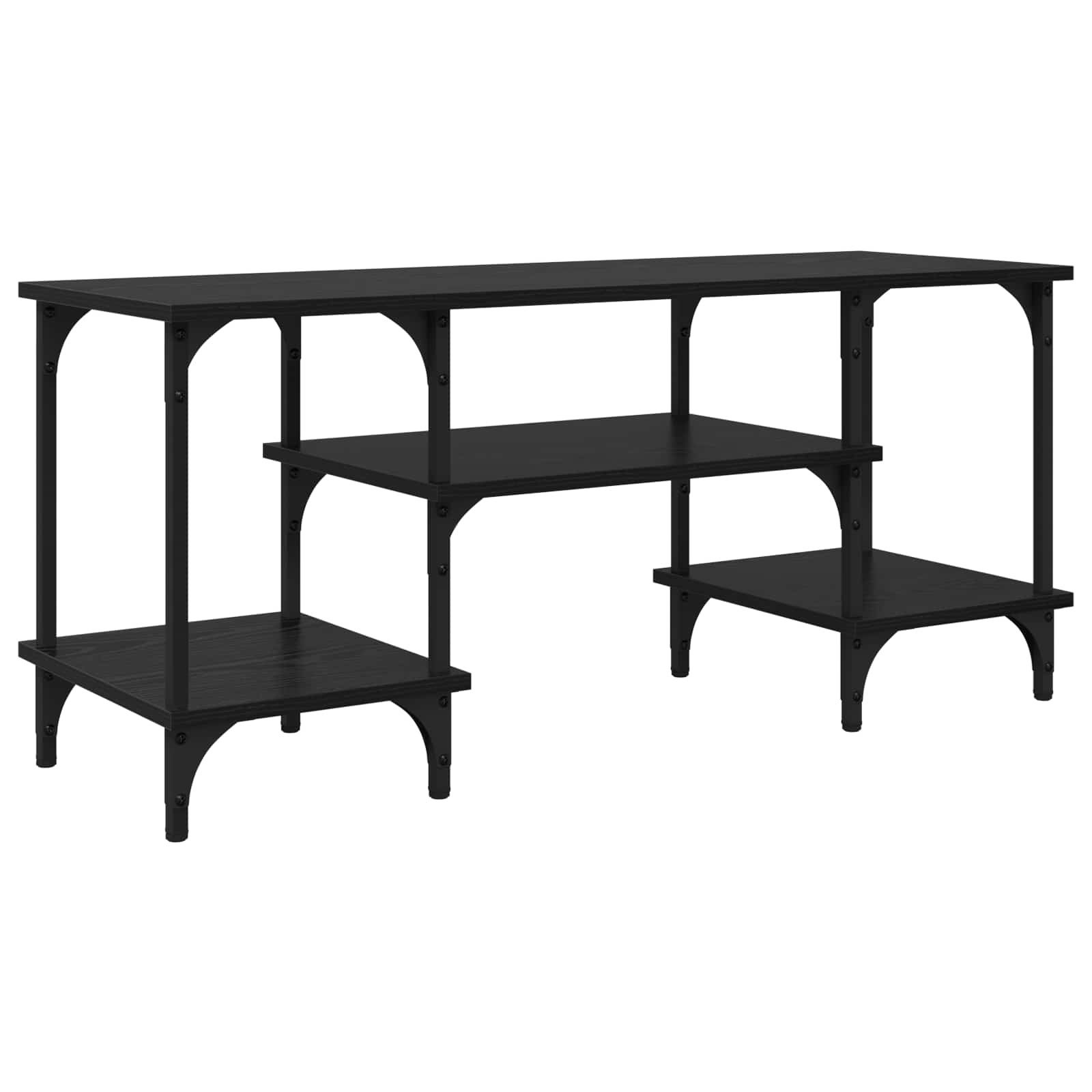 vidaXL TV-Schrank TV-Schränk Schwarz Eichen-Optik 102 x 35 x 45,5 cm (1-St)