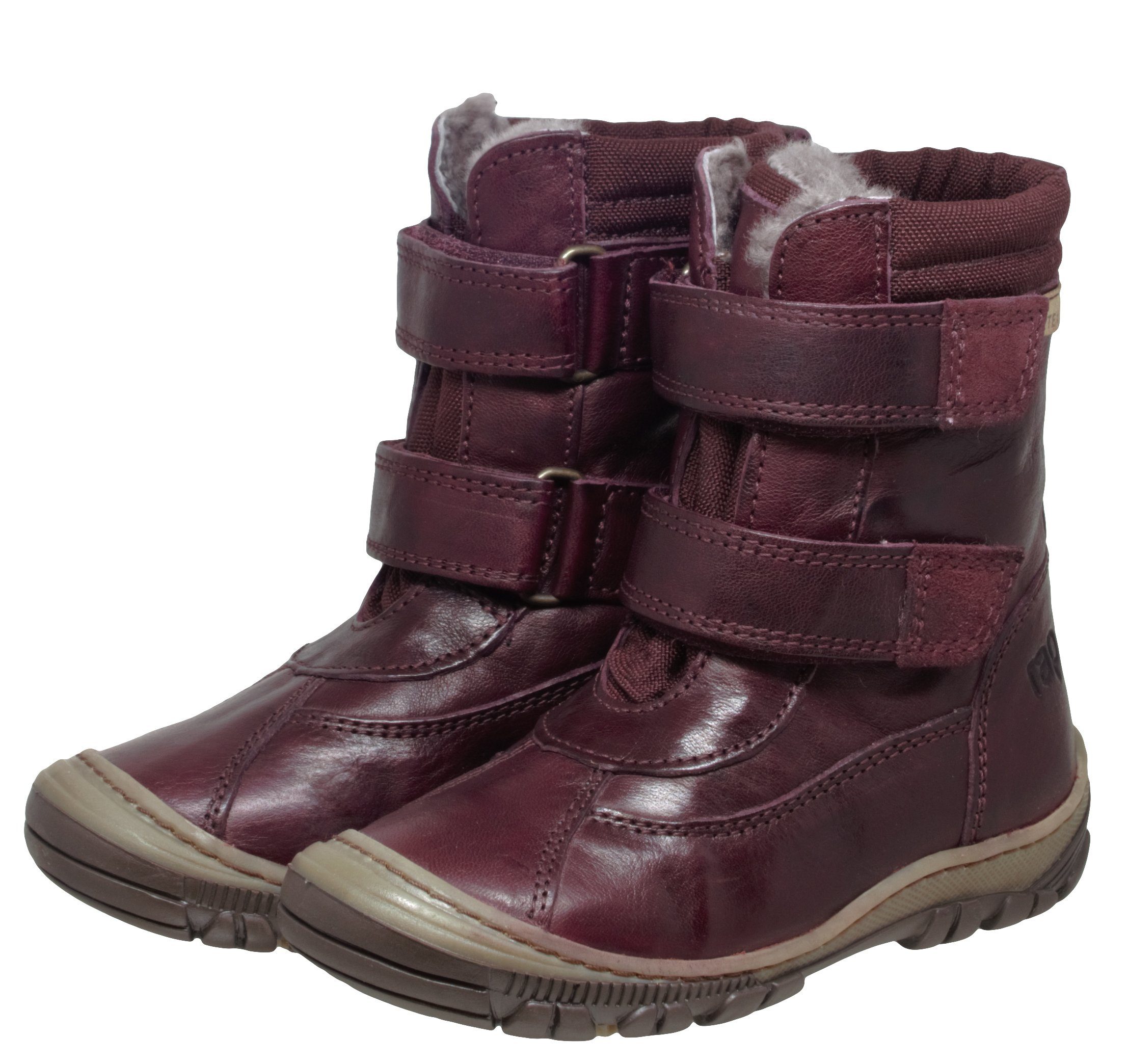 Aurato Rap Arauto Rap 82199L Wasserdicht TEX Leder Stiefel Lammfell Bordeaux Stiefelette