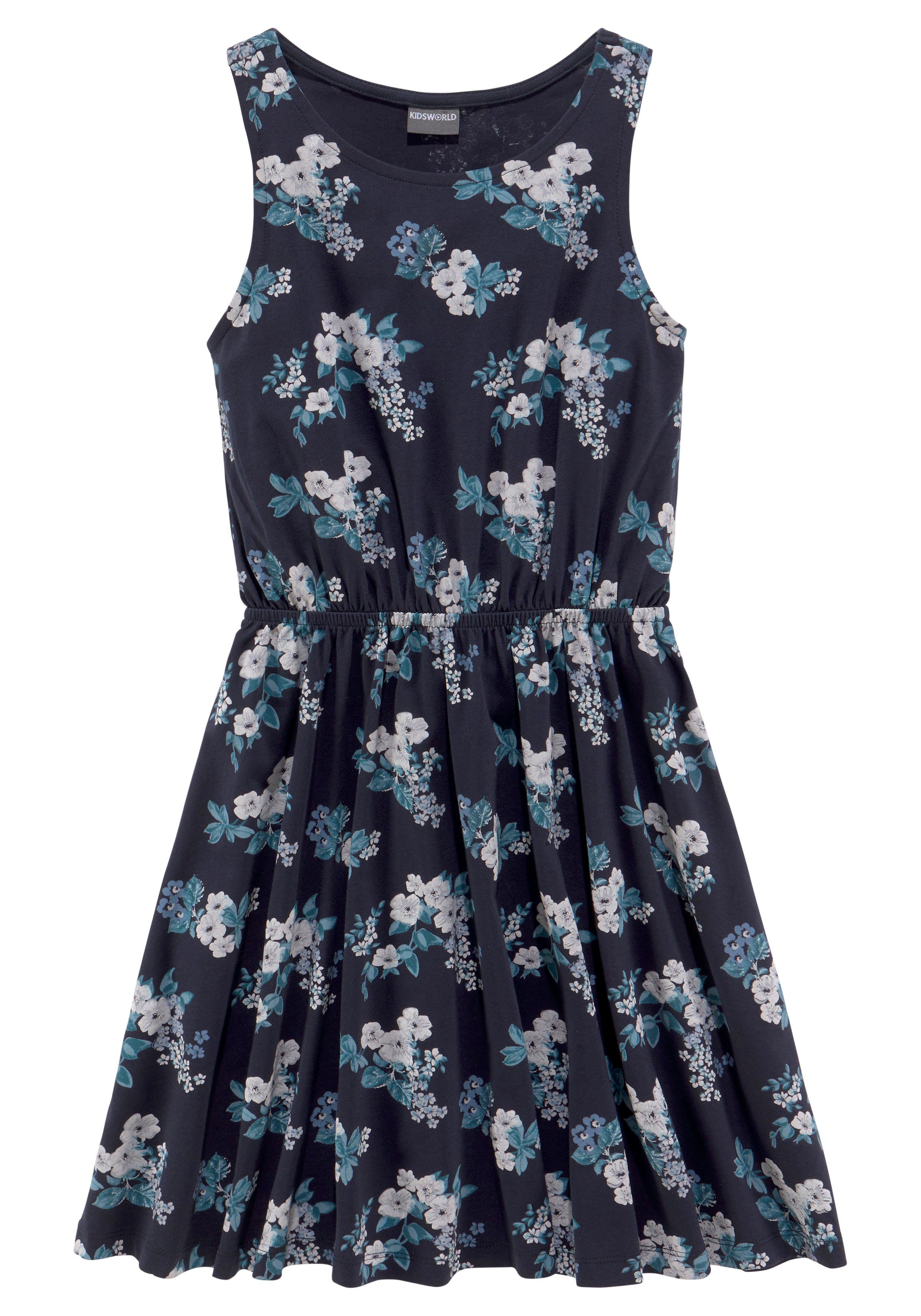 KIDSWORLD Trägerkleid mit bedruckt Blumen