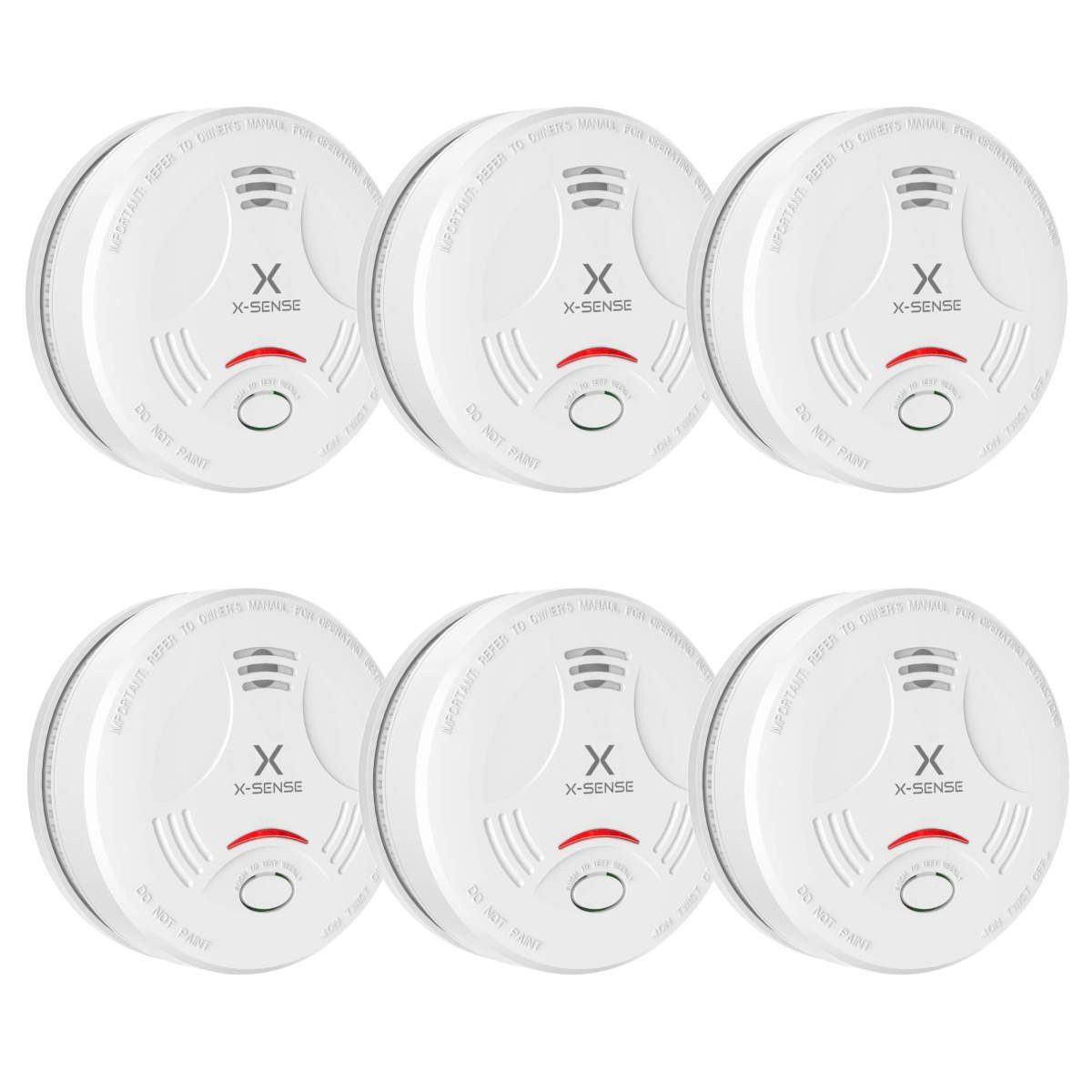 X-SENSE SD11 Autarker Rauchmelder (85 dB Alarm, bis zu 10 Jahre Batterielebensdauer)