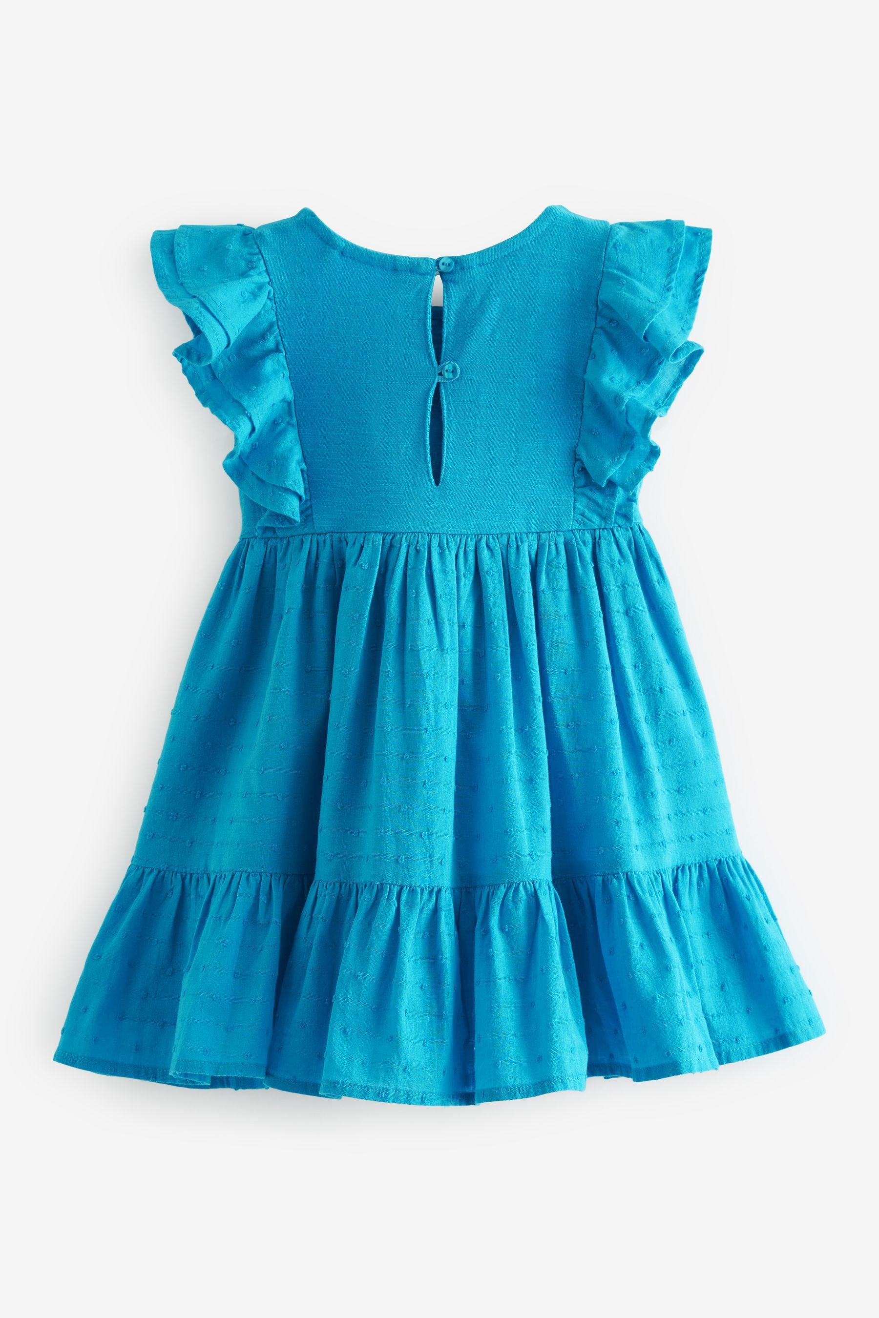(1-tlg) aus Blue Jersey-Gewebe Next Kleid Jerseykleid Besticktes
