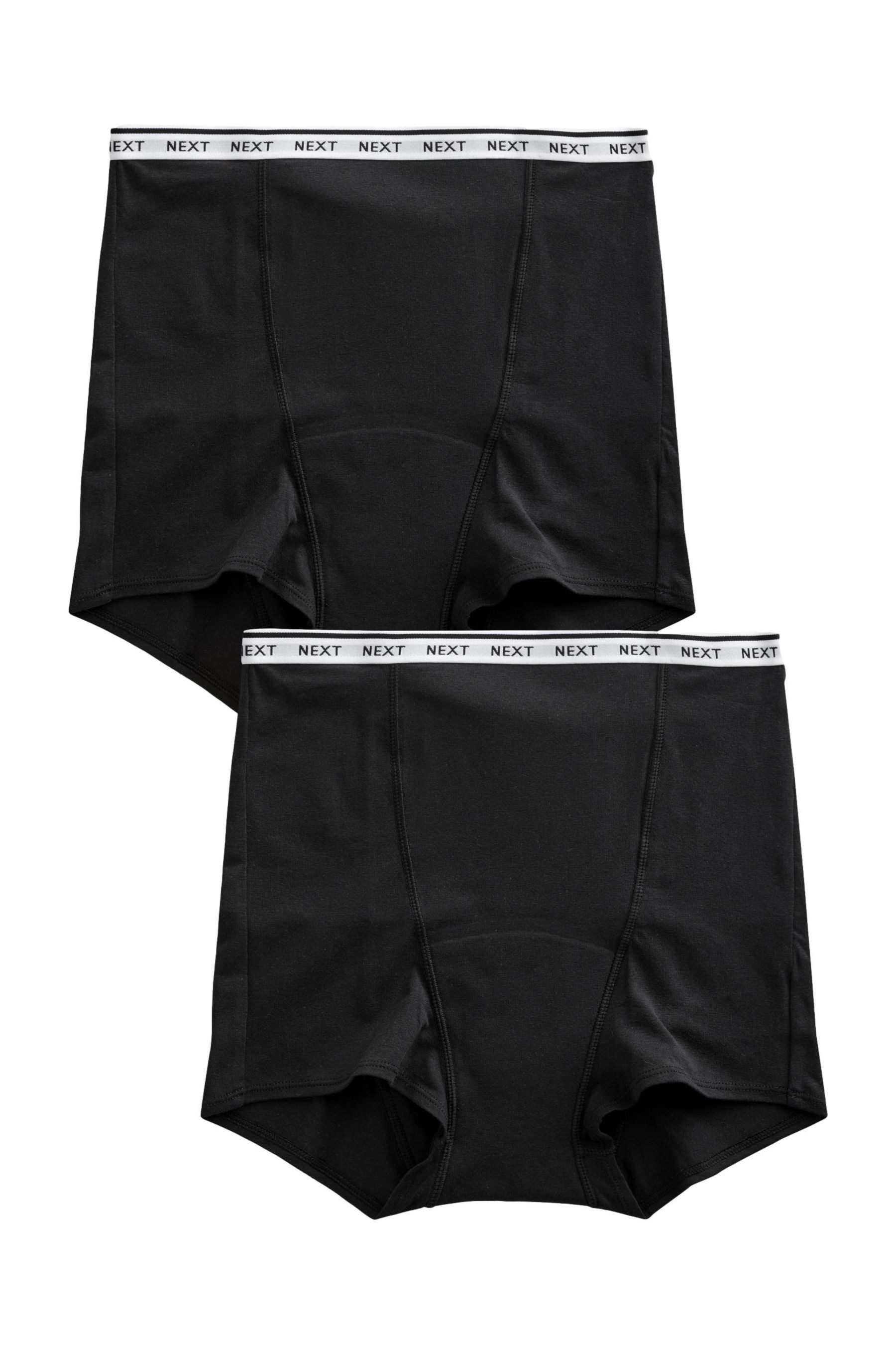 Next Schlüpfer 2 x Hygiene-Slip für starke Perioden, Boyshorts (2-St)