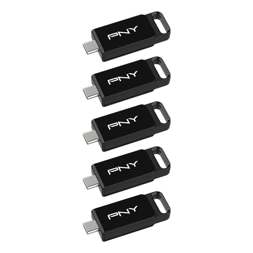 PNY PNY Elite USB-Stick 64 GB USB Typ-C 3.2 Gen 1 (3.1 Gen 1) Schwarz USB-Stick