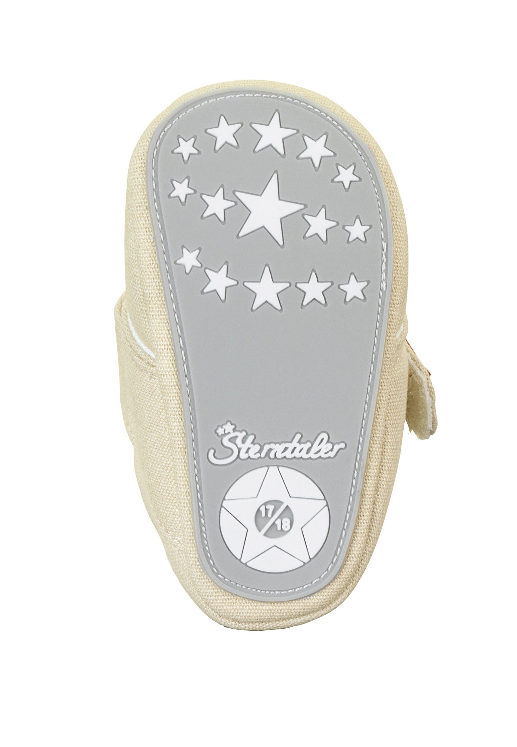 Sterntaler® Krabelschuhe uni Krabbelschuh Krabbelschuhe Baby mit Klettverschluss und Anti-Rutsch-Sohle – Bild 5 von 5