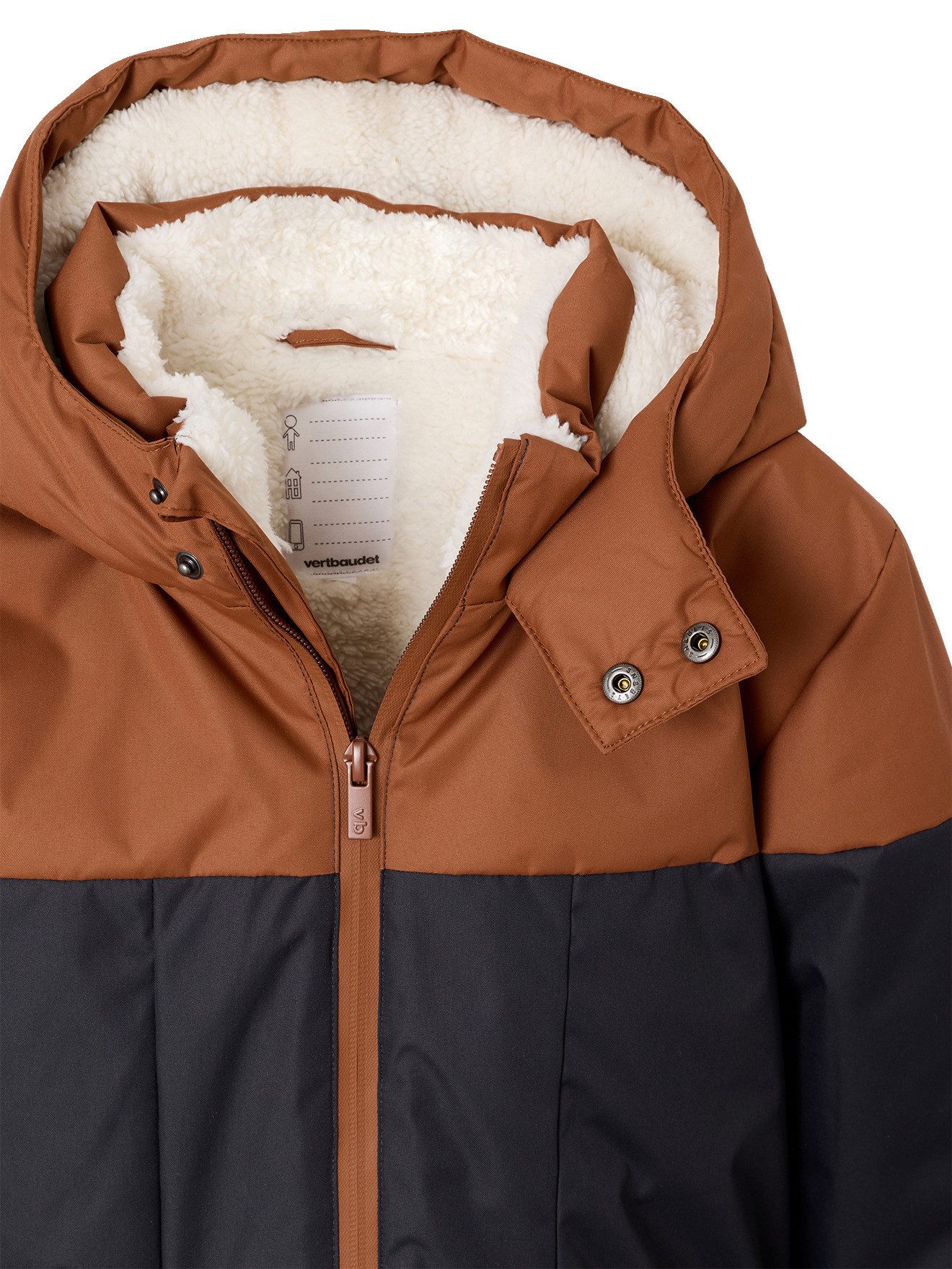 vertbaudet Parka Jungen Funktionsjacke mit Recycling-Polyester