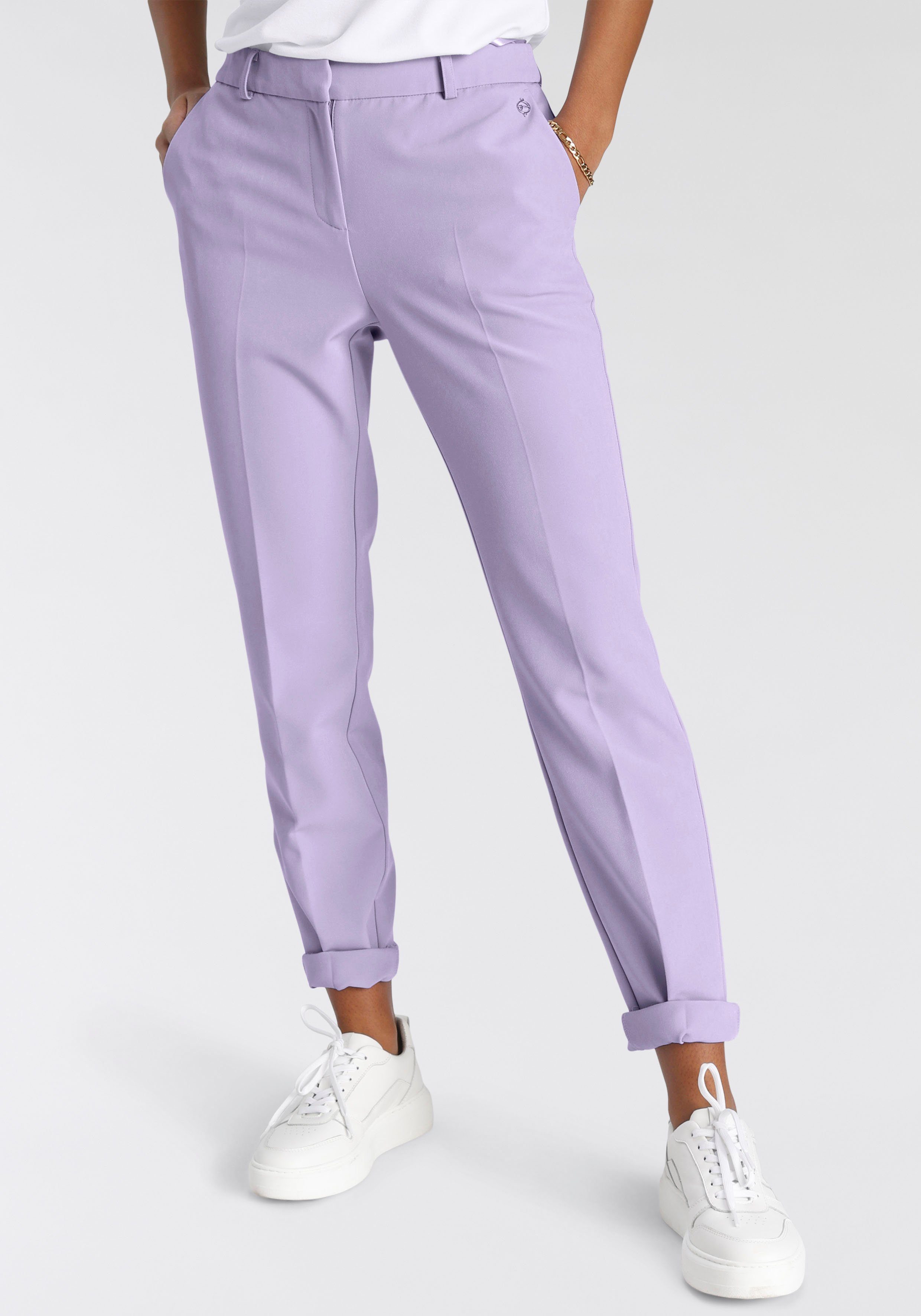 Tamaris Anzughose in Trendfarben flieder (Hose aus nachhaltigem Material) | Stretchhosen