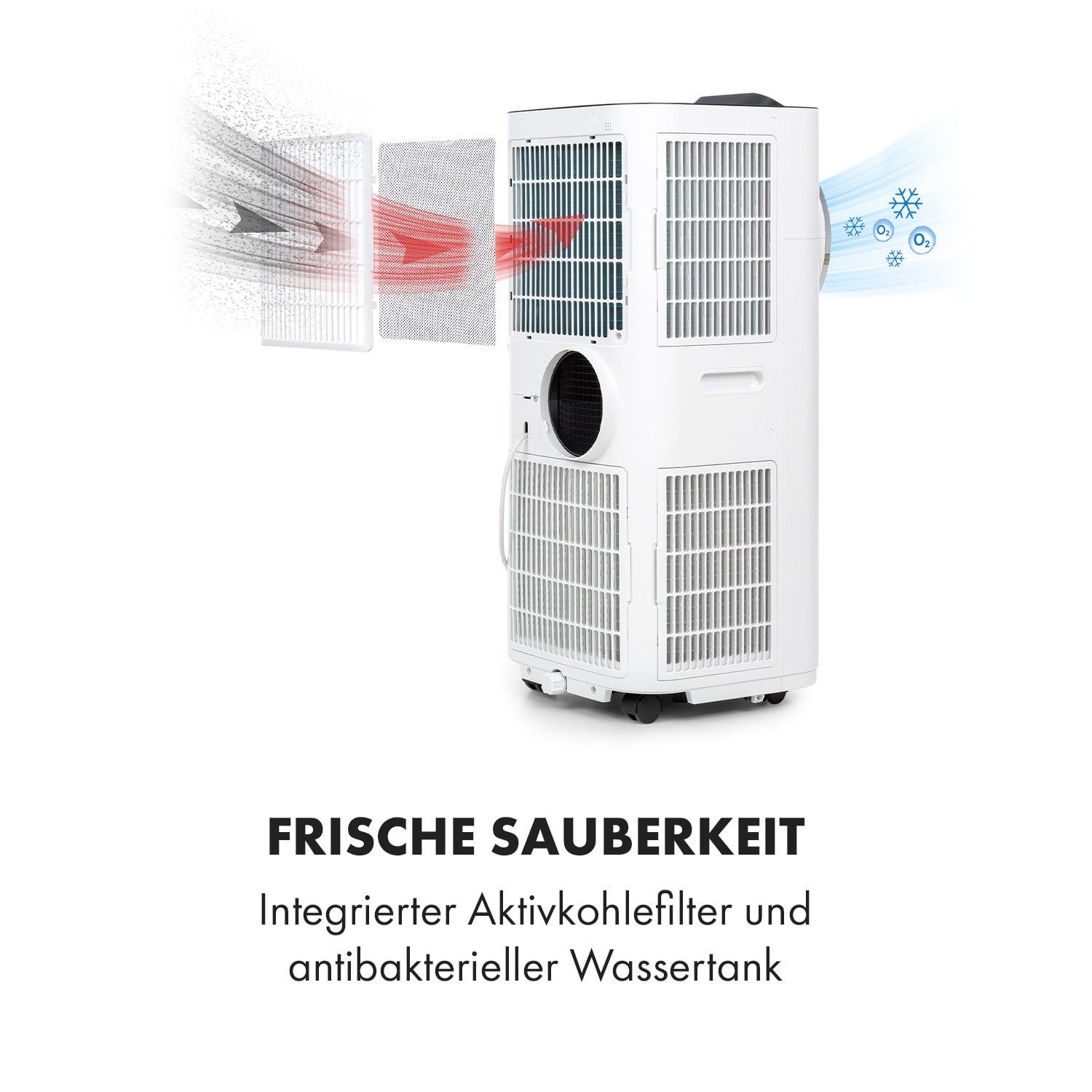 Smart, Klimagerät Kraftwerk Conditioner Klarstein Luftkühler Klimagerät Kühlgerät Air mobil