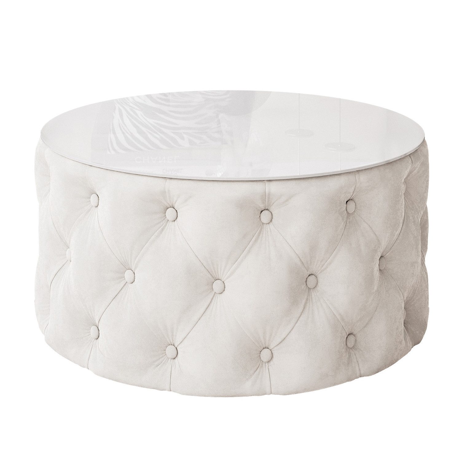 Lookway Couchtisch CHESTERFIELD 70 cm runder günstig online kaufen