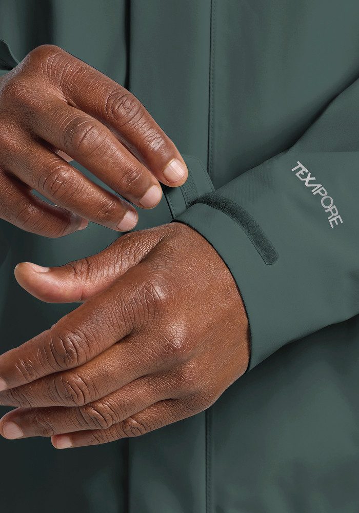 Jack Wolfskin Funktionsjacke TRAILTIME 2L JKT M atmungsaktive Membran, wasserabweisend, windabweisend, aus Polyester