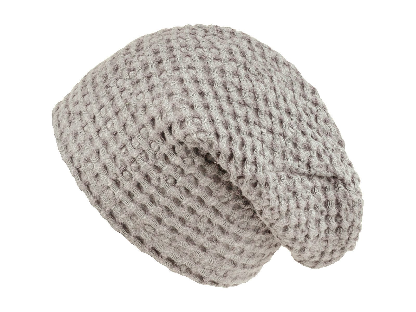beties Beanie PUR.NATURE (1-St., 1 Stück Saunabeanie) Saunamütze Saunahut aus Baumwoll-/LeinenmixWaffelpique One-Size – Bild 3 von 5