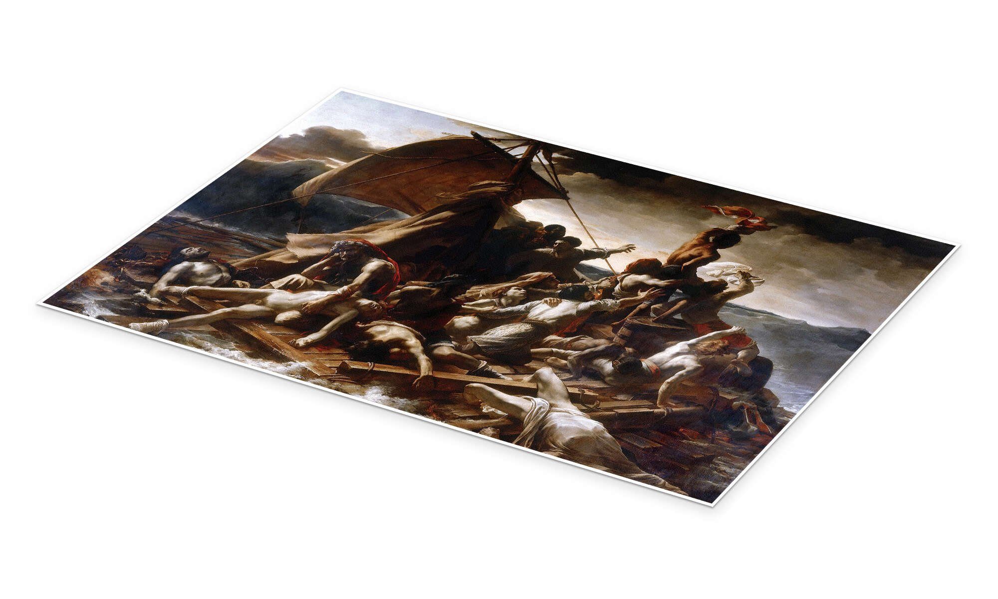 Posterlounge Wandbild Das Floß der Medusa, Theodore Gericault, erhältlich als Poster, Leinwandbild, Wandsticker oder Acrylglasbild