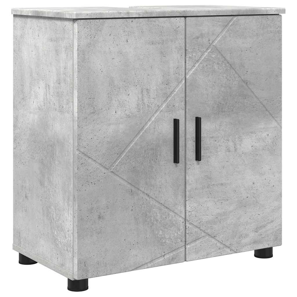 vidaXL Badezimmerspiegelschrank Badezimmer Schrank Betongrau 61 günstig online kaufen