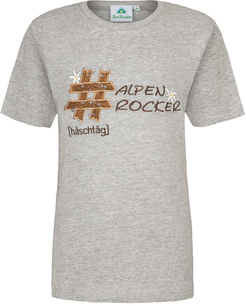 Isar-Trachten T-Shirt Isar-Trachten Jungen T-Shirt 'Alpenrocker' 52757