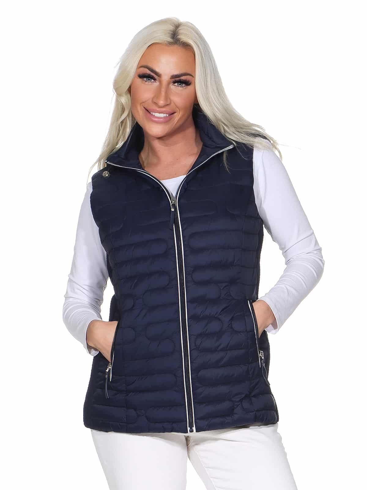 OriginalYou Kurzweste Damen Weste leichte Stepptweste auch in großen Größen erhältlich, moderne Steppung