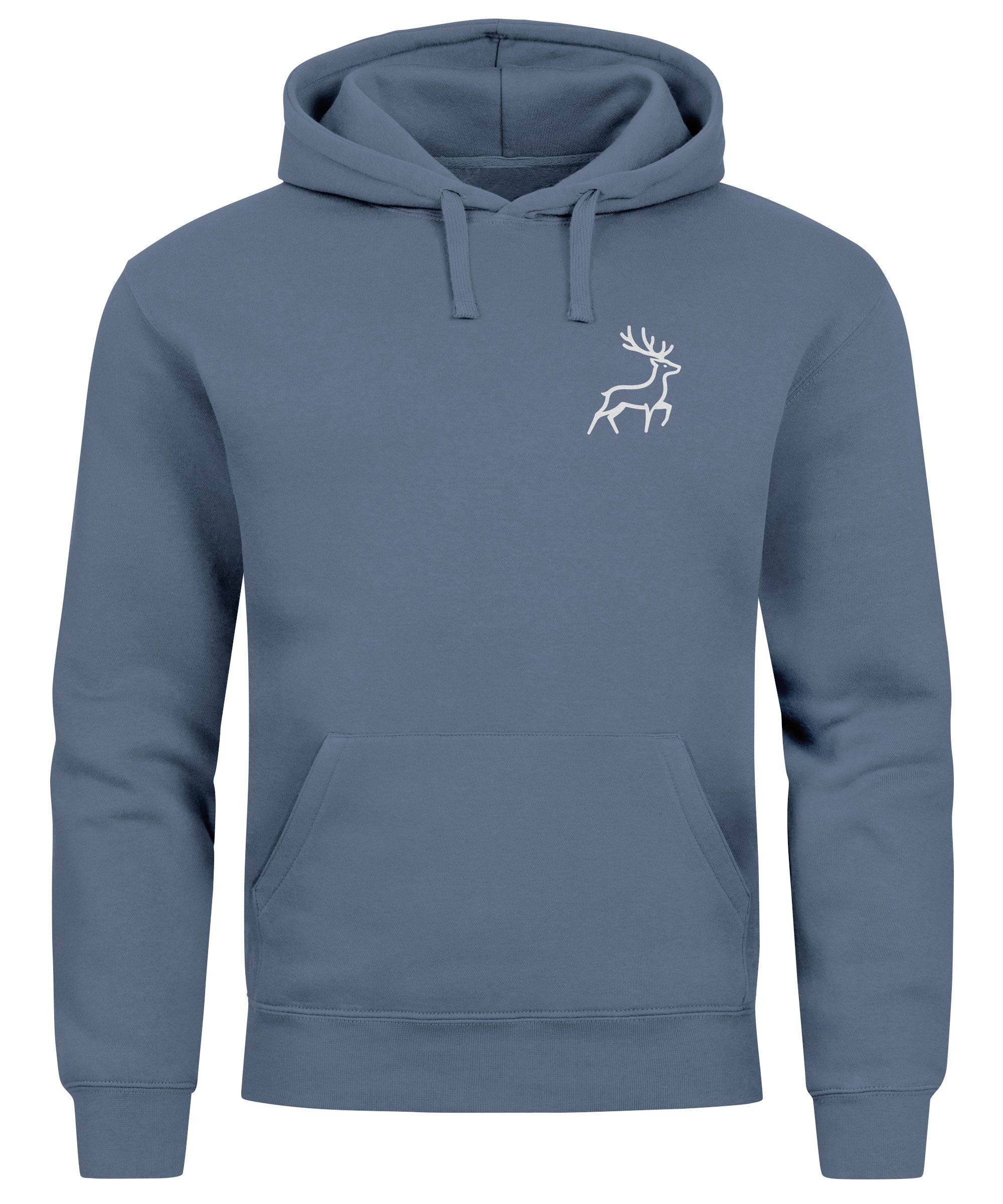 Neverless Hoodie Hoodie Herren Print Aufdruck günstig online kaufen