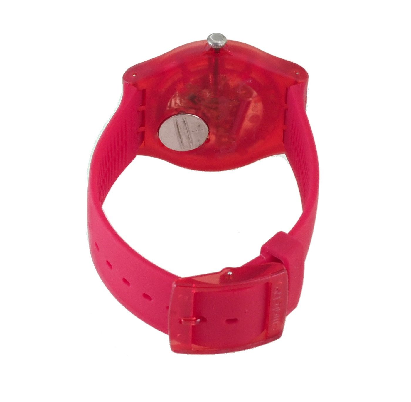 Swatch Quarzuhr Swatch Unisex Quarz Uhr SUOR101RED LACQUERED X18