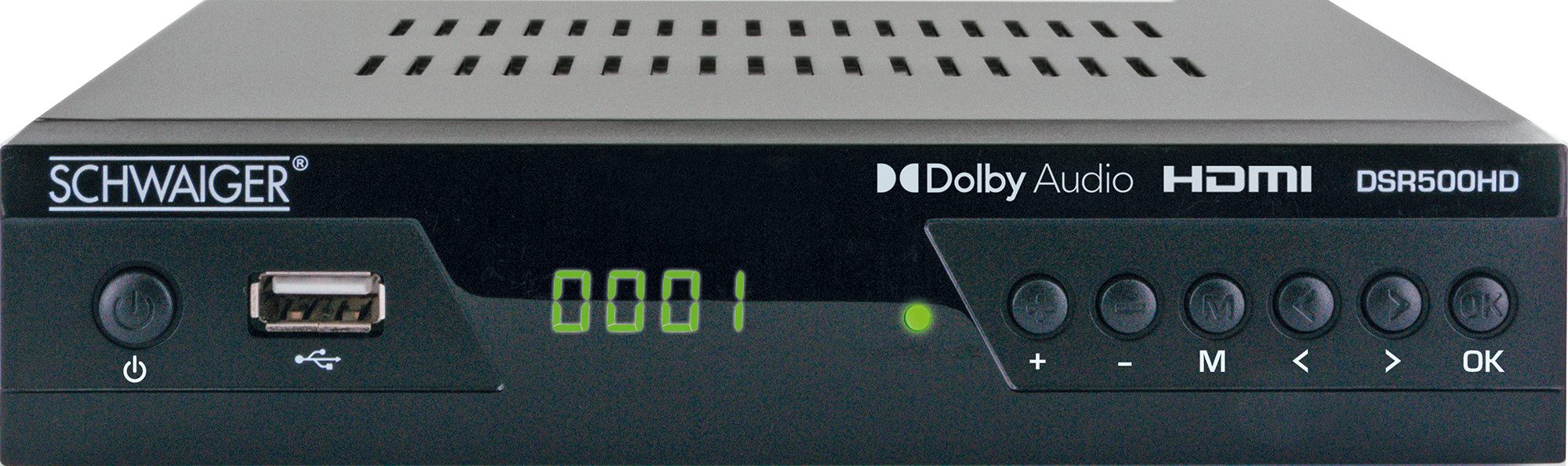 Schwaiger DSR500HD Satellitenreceiver (Eingebauter Mediaplayer)