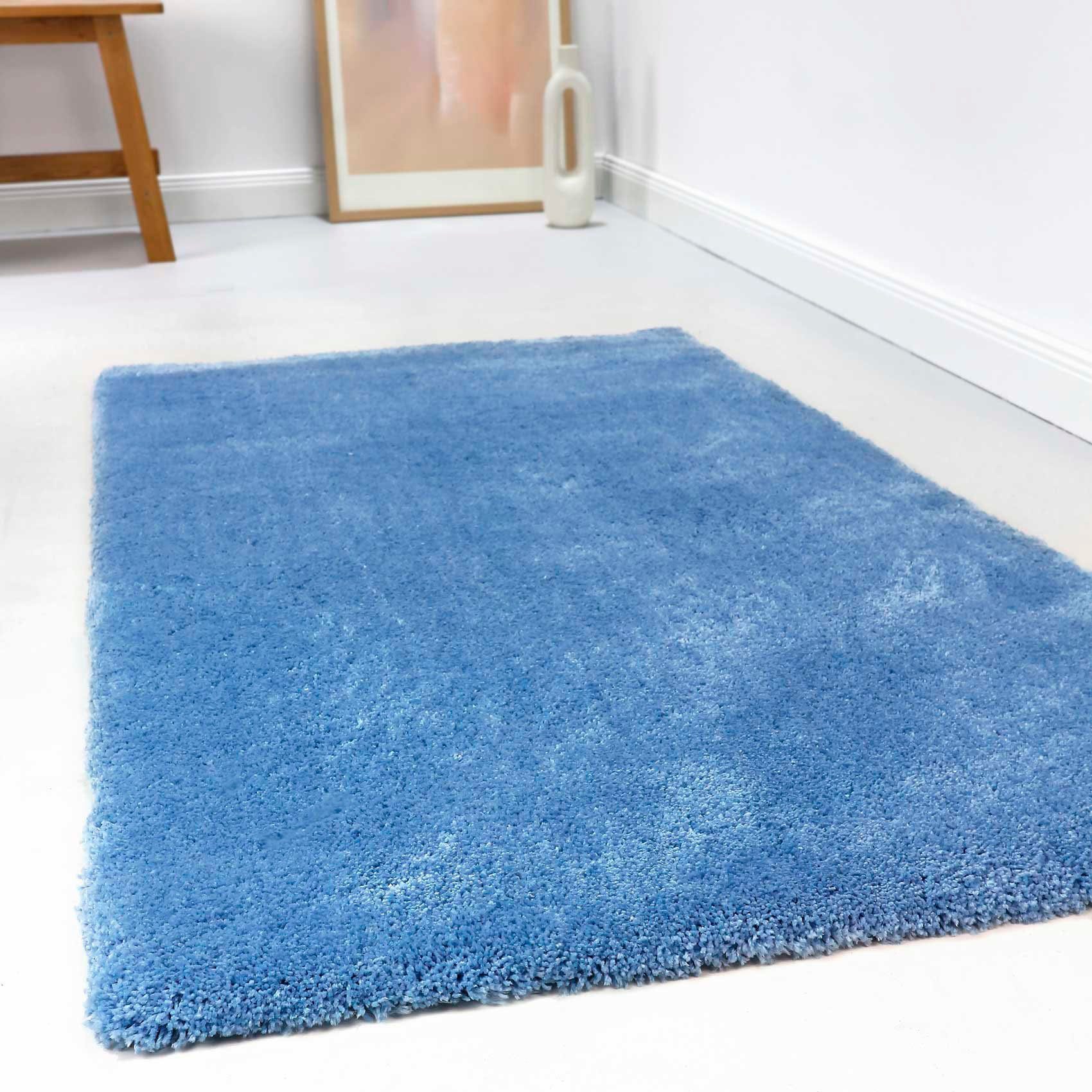 Hochflor-Teppich Relaxx, Esprit, dichter rechteckig, mm, sehr Hochflor Wohnzimmer, Farbauswahl, weicher blau Höhe: große 25