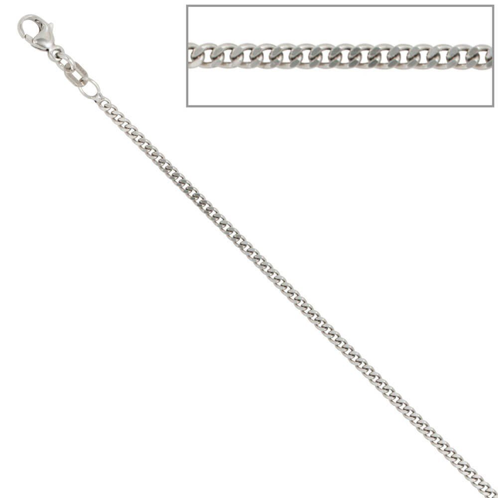 Schmuck Krone Silberkette Silberkette Panzerkette 42 925 Silber Kette Panzer 2,1mm Collier cm