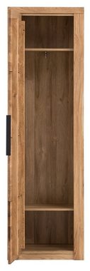Garderobenschrank JOOST, (1 Schrank) B 60 cm x H 199 cm, Eichenholz teilmassiv, 1 Tür