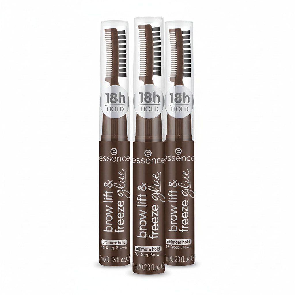 Essence Augenbrauen-Gel brow lift & freeze glue, 3-tlg.
