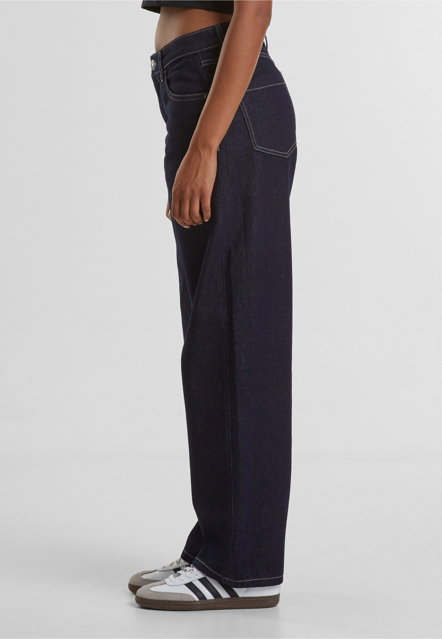 URBAN CLASSICS Bequeme Jeans Urban Classics Ladies Mid Waist 90´s Jeans