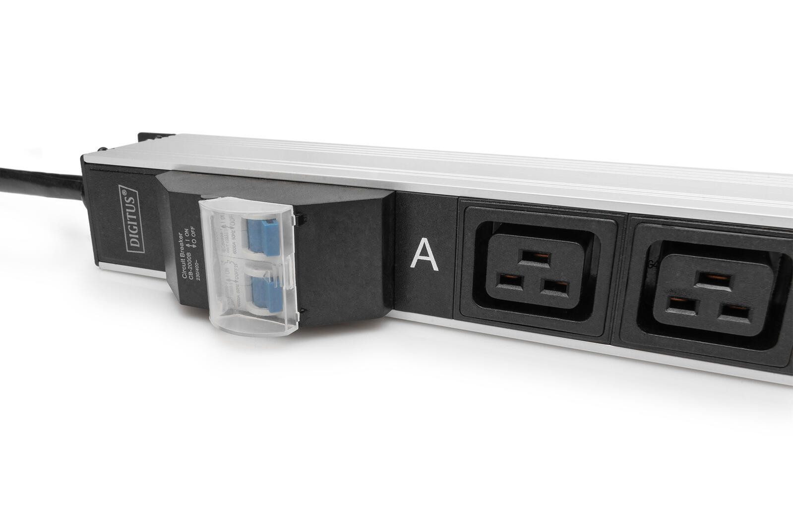 Digitus Netzwerkschrank Basis IT PDU, 1-phasig 32A, 24 x C13, 4 x C19, 3 m