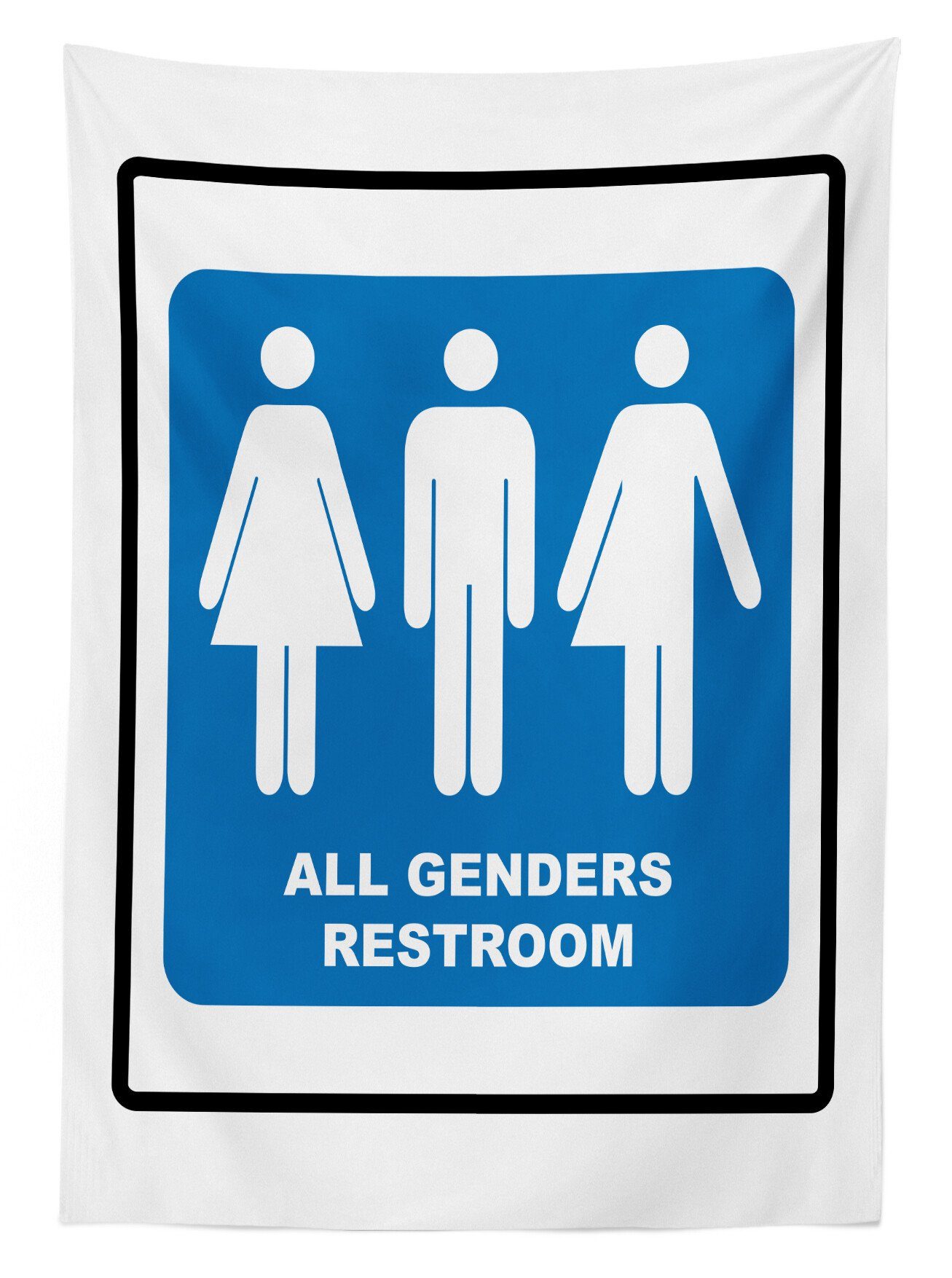 Abakuhaus den Bereich Außen geeignet Farben, eigenartig Genders Tischdecke Toilette Klare Waschbar Für Farbfest Alle