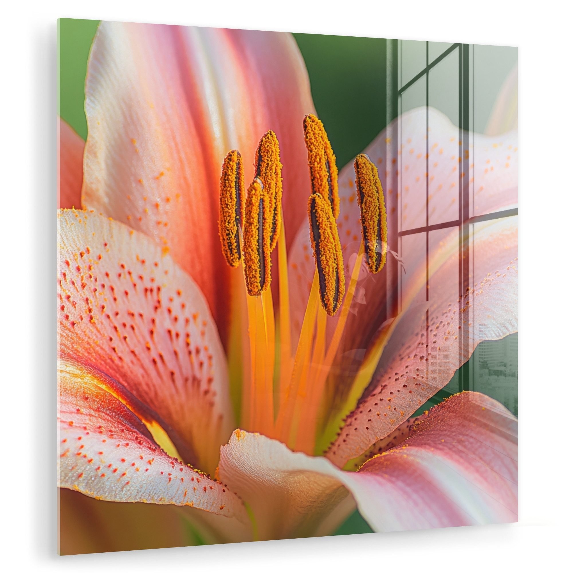 MuchoWow Acrylglasbild Lilie - Nahaufnahme - günstig online kaufen