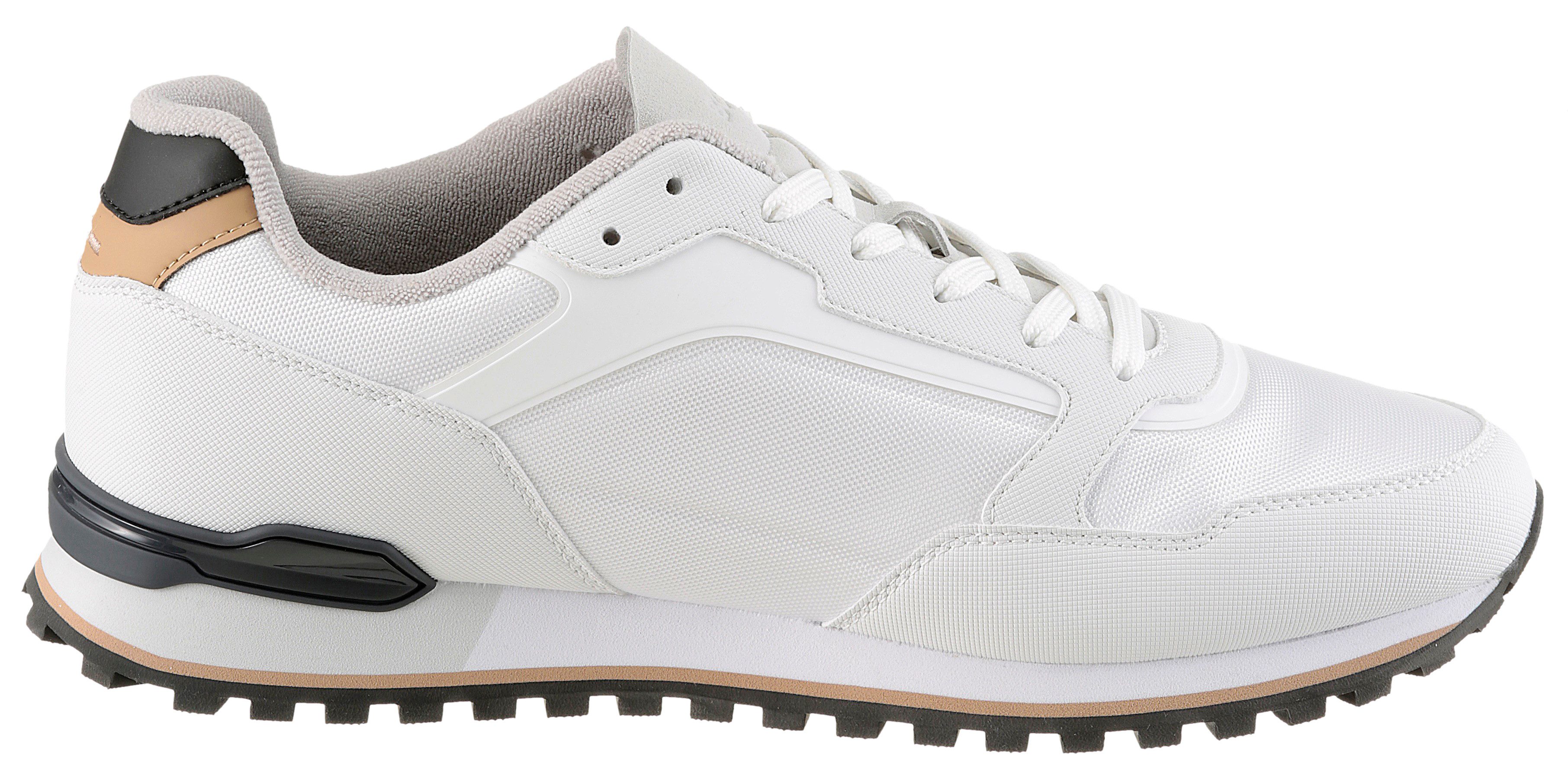 BOSS Parkour-L_Runn Sneaker Freizeitschuh, Schnürschuh, Halbschuh mit Kontrastdetails an der Ferse